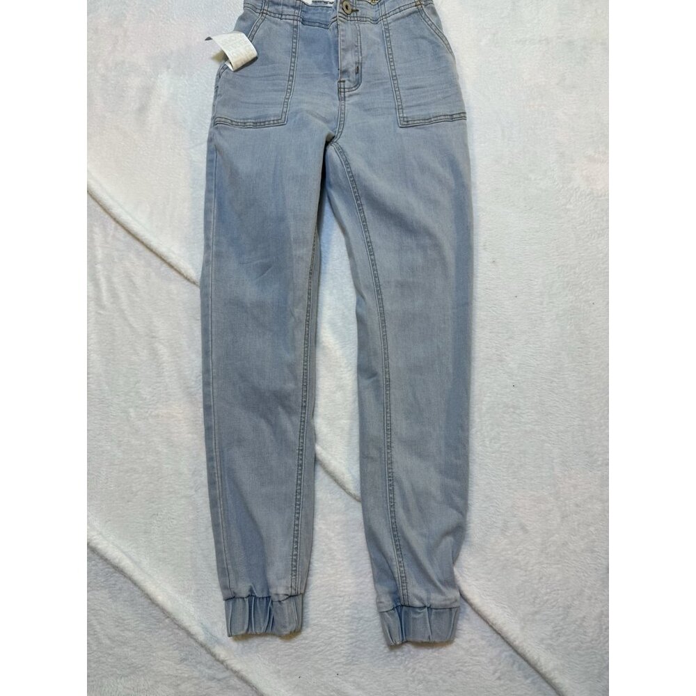 celebrity ace jeans‎ womens size 3/26 skinny stret high rise light wash jeggings